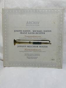 ◎B366◎LP レコード Molter/Joseph Haydn・Michael Haydn Frannz Xaver Richter/フランツ・ヨーゼフ・ハイドン/ドイツ輸入盤