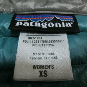 Patagonia パタゴニア ウィメンズ Ultralight Fiona Down Parka フィオナ ダウン パーカー コート ライトグレー Women`s XSの画像6