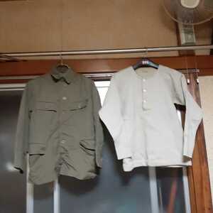 旧日本軍　日本軍　日本陸軍　軍服　制服　2着セット　ジャケット　下着　裏起毛　当時もの　実物　軍もの　ミリタリー　管理:6227