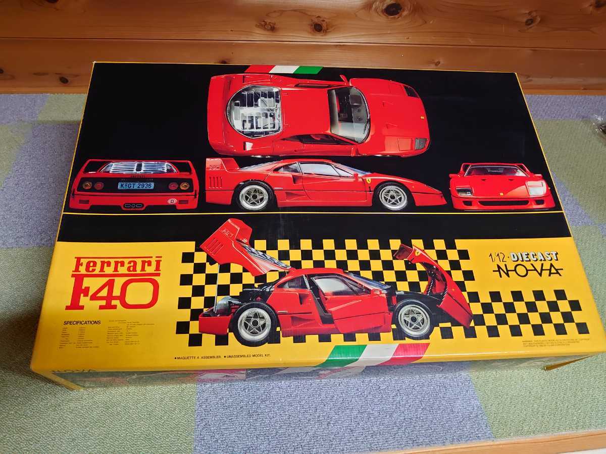 フェラーリ 1/12 F40 ダイキャスト NOVA 完成品 訳あり品-