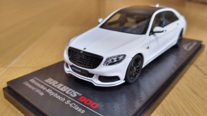 即決　メルセデス　ベンツ　マイバッハ　Sクラス　2016　BRABUS ブラバス　900　ダイヤモンドホワイト　白　限定　1/43　絶版　レア