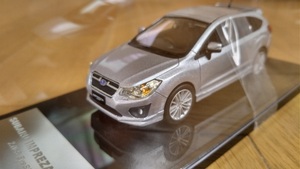 即決　ウィッツ　SUBARU　IMPREZA　SPORT　2.0i-S　EyeSight　スバル　インプレッサスポーツ　アイスシルバー　1/43　絶版　レア