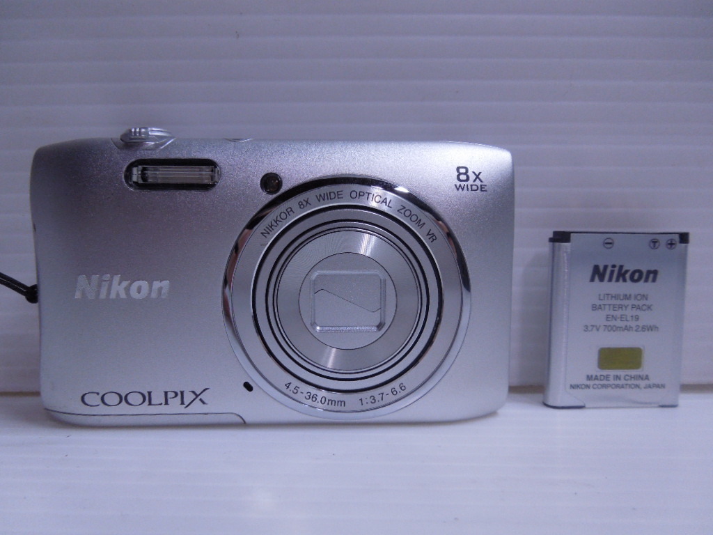 Nikon COOLPIX s3600の値段と価格推移は？｜50件の売買情報を集計した 