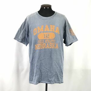 90sビンテージ？★ギルダン/GILDAN★半袖Tシャツ【Mens size -L/グレー系/gray系】Tops/Shirts◆BH69