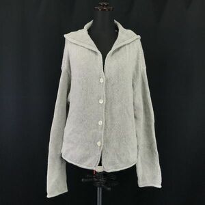 RALPH LAUREN★長袖カーディガン/コットン【Womens size -M/グレー/Gray】インパクト21正規代理店タグ/Jackets/Jumpers◆BH21