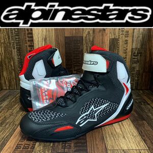 alpinestars アルパインスターズ CE企画ライディングシューズ FASTER-3 RIDEKNIT 26.5cm 定価22880円 タウンユースモデル 正規 A41208-7