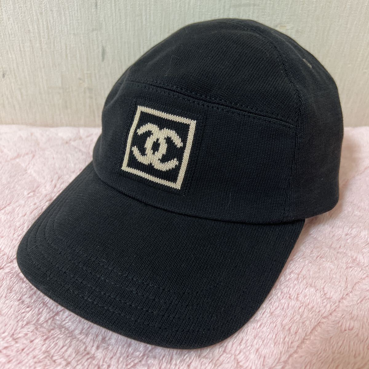 CHANEL シャネル キャップ cap 帽子 レア 希少 レディース XGJV64Wmcd