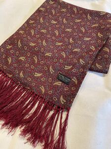 イギリス古着　tootal scarf vintageトゥータルスカーフ　スカーフ　フリンジ付き　英国ヴィンテージ　vintage tootal MV946