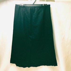 【中古品/CH】ストラネス STRENESSE 黒のひざ丈タイトスカート サイズ34 ブラック　IM1130