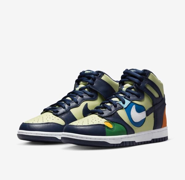 NIKE DUNK HIGH LX ピスタチオ/ミッドナイトネイビー 27.0