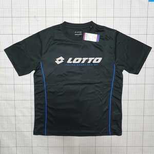 【新品】送料299円 サイズLL LOTTO ロット 半袖Tシャツ スポーツウェア ブラック 