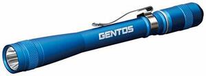 GENTOS( Gentos ) LED flashlight penlight [ brightness 100 lumen / practical use lighting 10 hour ] single 4 shape battery 2 ps use blue AP-100B