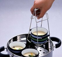 サンクラフト 蒸し物用 トング 茶碗蒸し 蒸し器 日本製 食洗機可 らくらく道具シリーズ RD-07_画像2