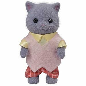  Sylvanian Families doll peru car cat. .. san knee 103