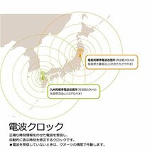 セイコー クロック 置き時計 ハイブリッドソーラー 電波 デジタル カレンダー 温度 湿度 表示 銀色 メタリック SQ690S SEIKO_画像6