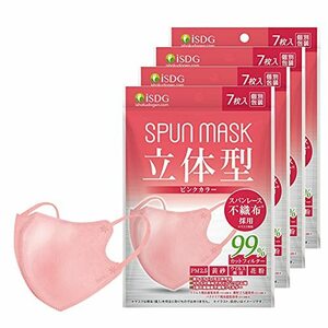 ISDG. еда такой же источник dot com цельный type Span гонки нетканый материал цвет маска SPUN MASK ( Span маска ) шт упаковка 7 листов ввод розовый 4 пакет комплект 