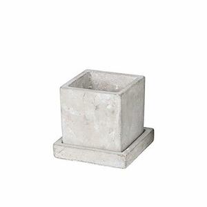 ダルトン(Dulton) 園芸用品 ソリッド プランター キューブ プレーン Sサイズ 底穴あり SOLID PLANTER CUBE PLAI