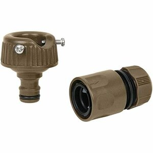  safety 3 faucet nipple set color conform hose inside diameter 12~15mm Brown SSK-7 BR