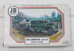 未組立品 ★ JB MODELS　1/76　LWD LANDROVER（ HARD TOP ）WITH G.S. TRAILER ★ ランドローバー ハードトップ　JB1003