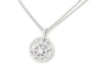 [ green shop pawnshop ] Chaumet a trap mowa necklace diamond Ref.080776 regular price 102 ten thousand jpy [ used ]