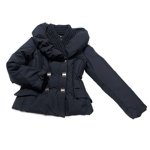 [ green shop pawnshop ] Ferragamo down jacket #40 black [ used ]