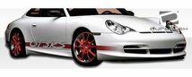 2002-2004 ポルシェ 996 C4S ターボ Duraflex GT-3 RSルック ボディキット エアロ 5点セット フロント/リア バンパー ウィング スカート_画像4