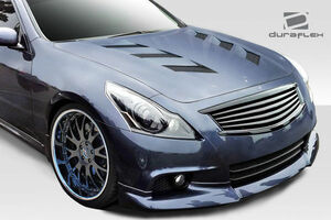 2007-2013 インフィニティ G25 G35 G37 / Q40 日産スカイライン V36 セダン Duraflex AM-S ダクト ボンネット FRP製