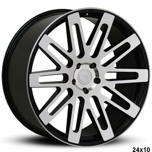 24インチ Road Force ロードフォース RF24 マシンドシルバー 24x10j ホイール 4本セット 5穴 6穴 108/112/114.3/115/120/127/130/135/139.7