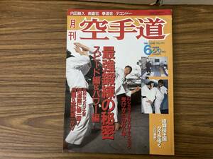 月刊空手道『最強鍛錬の秘密』(1991/06)円心カラテ上地完英 上地完明 高山智成 速水勇 池内孝吉 内田順久 南豪宏 /Z302