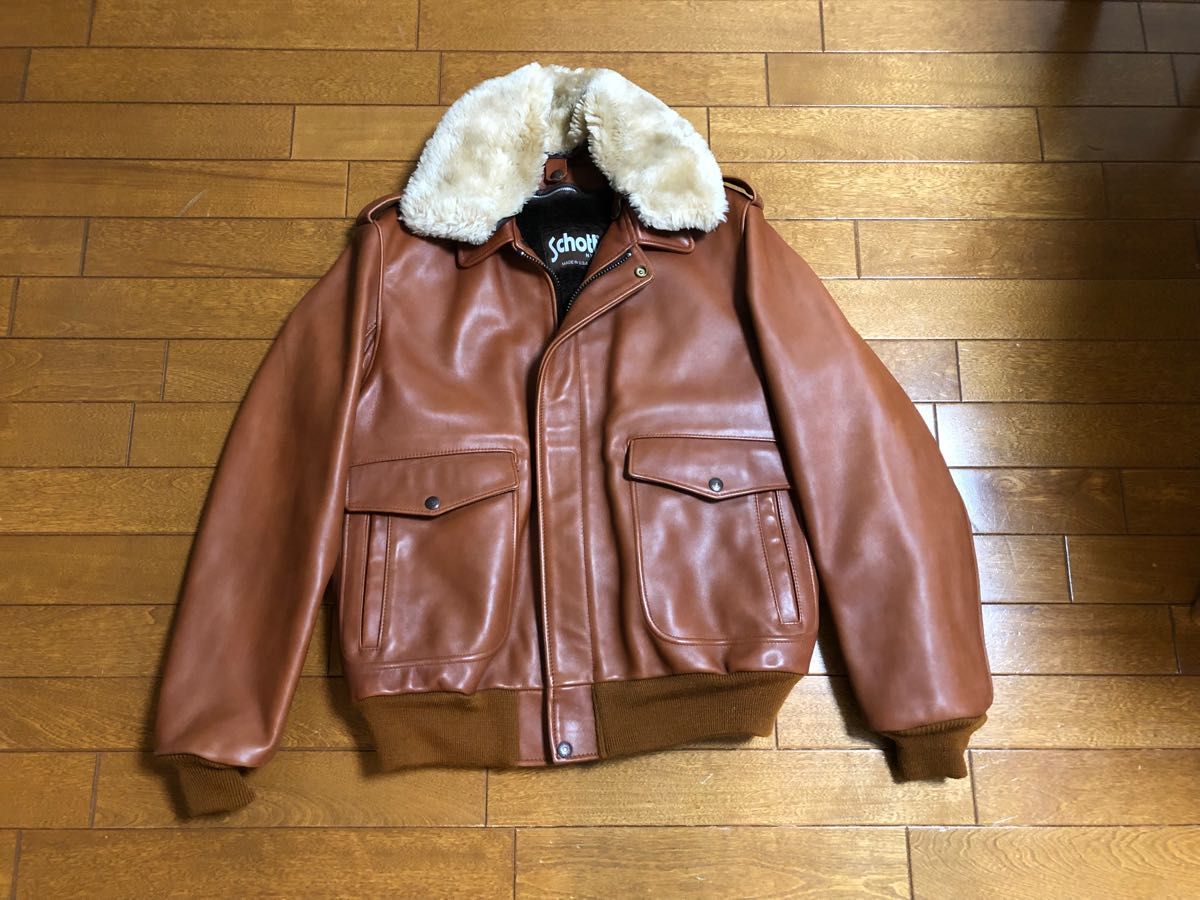 超希少 70´s SCHOTT A2-M フライト JKT G-1 TALON-