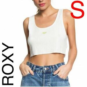 ロキシー　ケリアモニーツ　ヘイリービーバー　コラボ　タンクトップ レディースSサイズ　未使用　美品　ROXY ノースリーブトップス　ロゴ