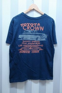 2-3356A/NOSTALGIC MEMORY トヨタ クラウン S30 1900DX 半袖Tシャツ TOYOTA CROWN 送料200円 