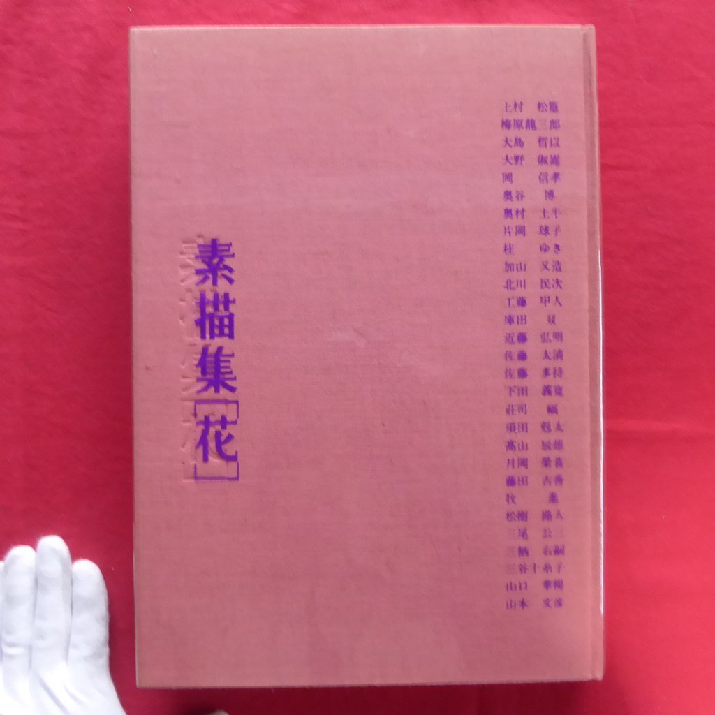 Gran tamaño [Colección de bocetos [Flores] / 1982, Periódicos Mainichi] Kozo Mio / Michito Matsuki / Yuki Katsura / Togyu Okumura / Shoko Uemura / Tokutaka Ohno / Kayo Yamaguchi, Cuadro, Libro de arte, Recopilación, Libro de arte