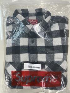 新品 Lサイズ Supreme 1-800 Buffalo Plaid Shirt White シュプリーム 1-800 バッファロー プラッド シャツ ホワイト