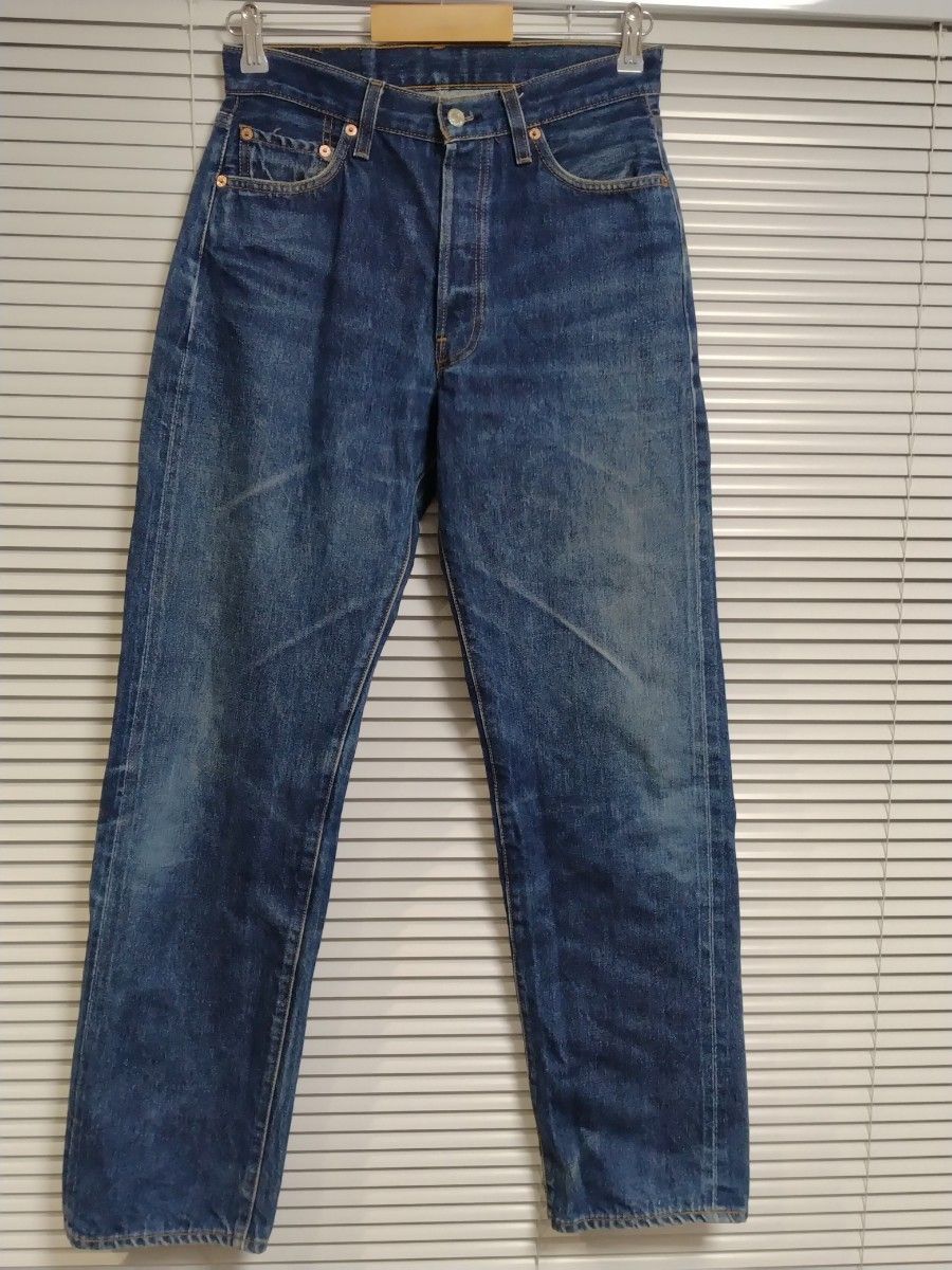 パッチワークカスタム Levi's 66501 W32日本製ビンテージ復刻ジーンズ