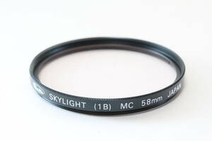 カメラ レンズフィルター SKYLIGHT [1B] MC 58mm