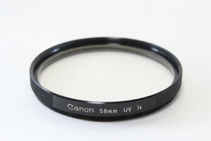 【純正】Canon キャノン 58mm UV 1x プロテクター