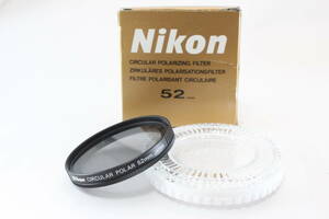 【美品】Nikon ニコン CIRCULAR POLAR 52mm 偏光レンズフィルター