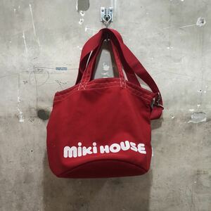  б/у одежда Miki House плечо большая сумка MIKIHOUSE