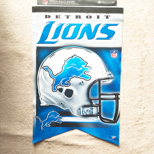 デトロイト ライオンズ DETROIT LIONS タペストリー フラッグ バナー 高級フェルト NFL 2885