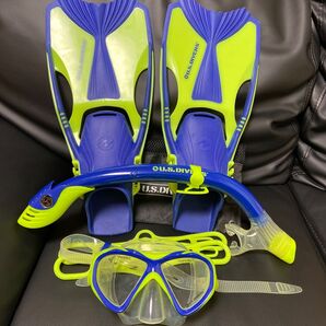 シュノーケルセット U.S.DIVERS ユーエスダイバース ジュニア用 M 素潜り