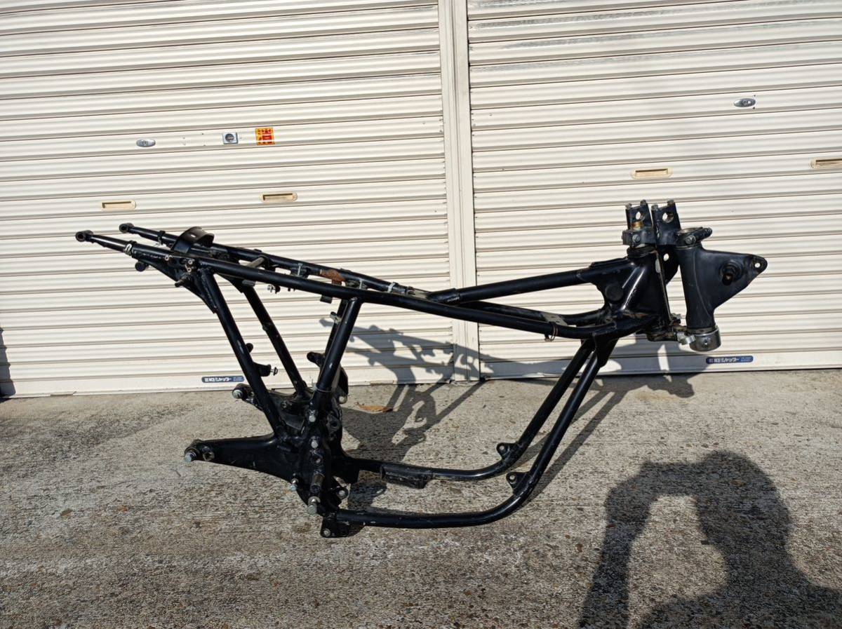 当時物 スズキ GT380 サンパチ 書類なしフレーム ジャンク