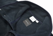 GRAMICCI（グラミチ）× EKAL（エカル）Fleece Snap Pullover 別注 フリーススナッププルオーバー ジャケット ブルゾン JACKET BLACK M_画像6