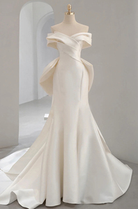  wedding dress mermaid line off shoulder KASYOSYO dress shop *202301