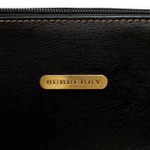 送料無料 バーバリー BURBERRY ハンドバッグ トートバッグ 鞄 ノバチェック シャドーホース レザー 黒系 レディース_画像10