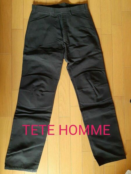 テットオム　未使用　日本製　TETE HOMME ロングパンツ　秋冬物