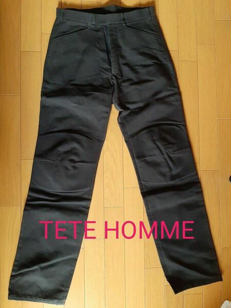 テットオム 未使用 日本製 TETE HOMME ロングパンツ 秋冬物