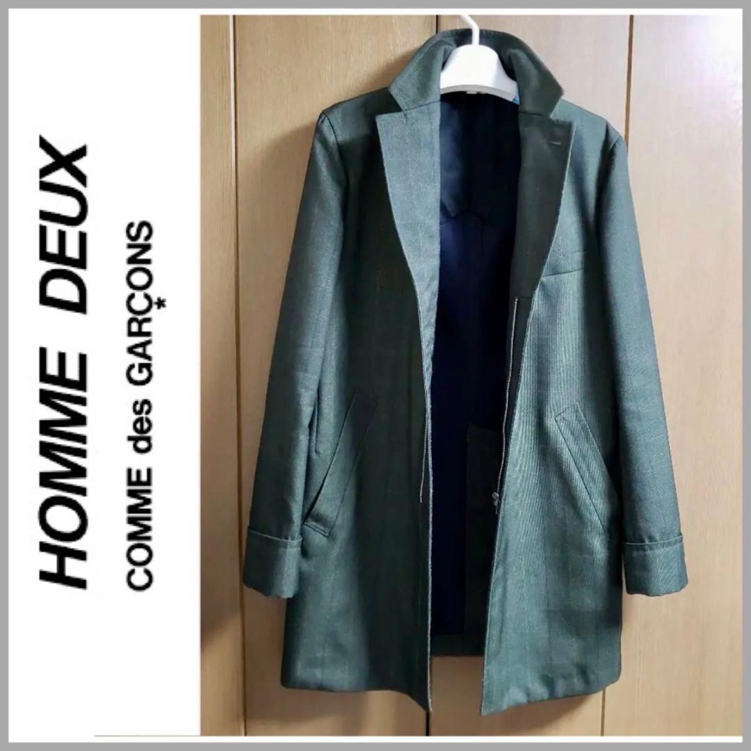 希少名品 超美品 COMME des GARCONS HOMME AD2005 縮絨ライダース