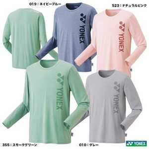 [16596 523 L]YONEX( Yonex ) Uni long sleeve T-shirt natural pink L size new goods unused tag attaching regular price 5500 jpy 