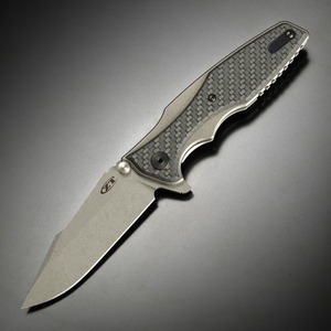 Zero Tolerance 折りたたみナイフ Hinderer KVT Glow CF ゼロトレランス ZT0393GLCF